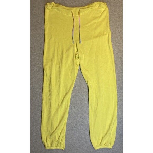 Sundry Pants - sundry Joggers Anthropologie Sz 3 Soft Yellow Tye Dye Drawstring Comfy Lounge